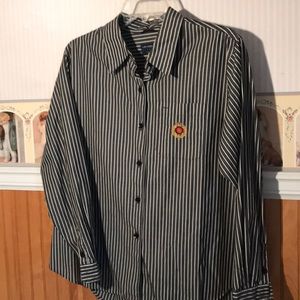 🌼🍀🌼Liz Claiborne -PM Striped shirt🌼🍀🌼